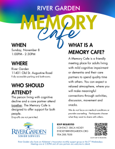 Memory Cafe November 8